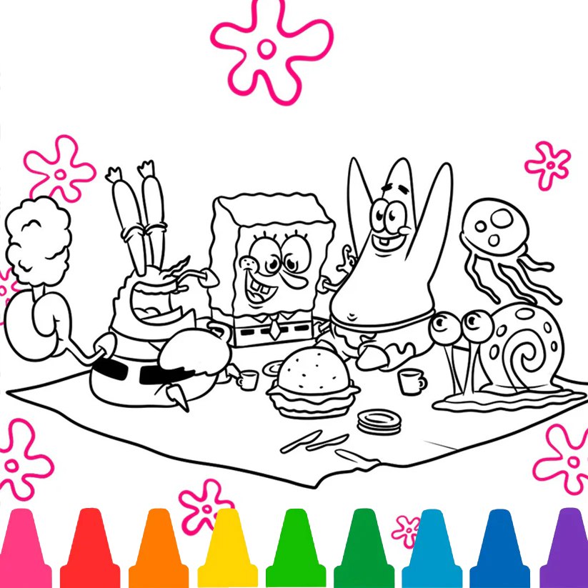 Digital coloring book