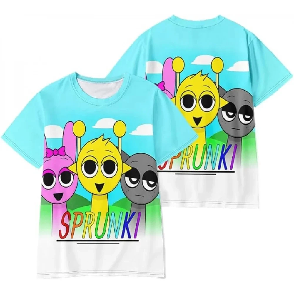 Children's T-shirts Sprunki with 3D print